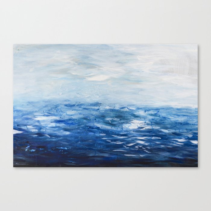Ocean Drip Painting 8x10 canvas